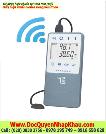 Ẩm kế HYGROMETER đo 0.0 đến 100%RH, 6521 TraceableLIVE® Ambient Datalogging Hygrometer